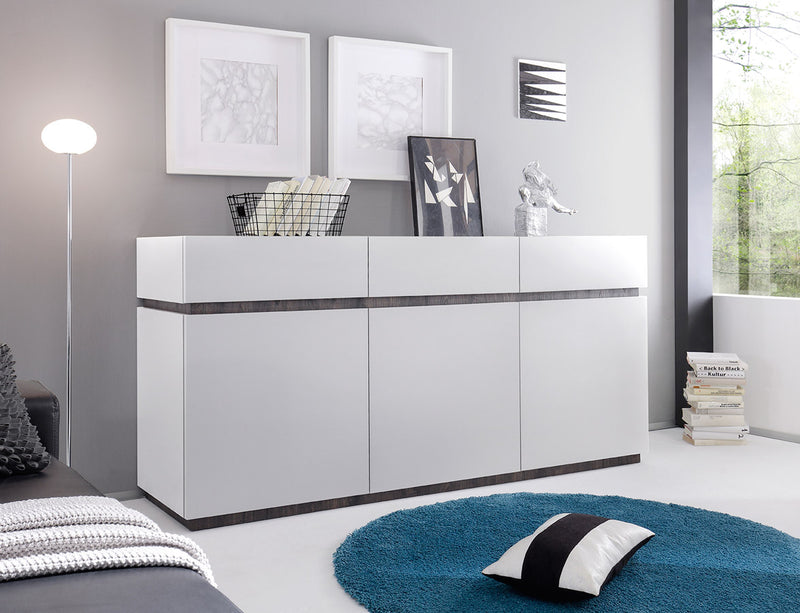 Maryland - Set mobili soggiorno design moderno porta tv e credenze  - vari colori