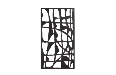 Zaira Abstract - Pannello da parete astratto in metallo cm 60x2x110h - vari colori