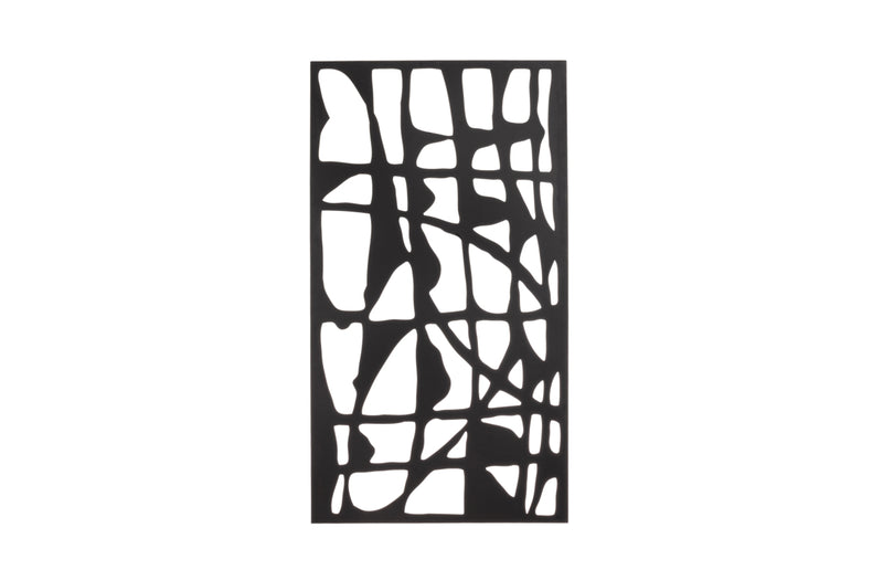 Zaira Abstract - Pannello da parete astratto in metallo cm 60x2x110h - vari colori