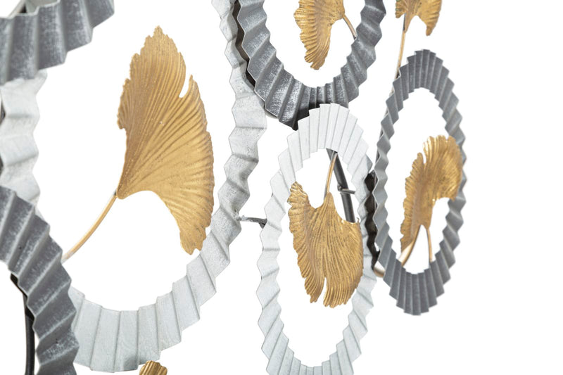 Pannello design in metallo da parete tridimensionale cm 126x5x58h