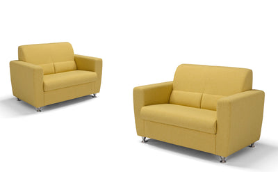 Ubaldo - Divano design moderno da soggiorno rivestito in tessuto - vari modelli