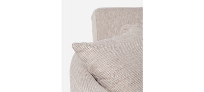 Divano letto moderno in tessuto con cuscini gambe in acciaio cm 166x88x84h - vari colori