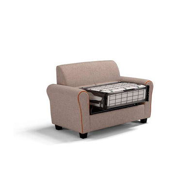 Anacleto - Divano moderno da soggiorno imbottito rivestito in tessuto - vari modelli