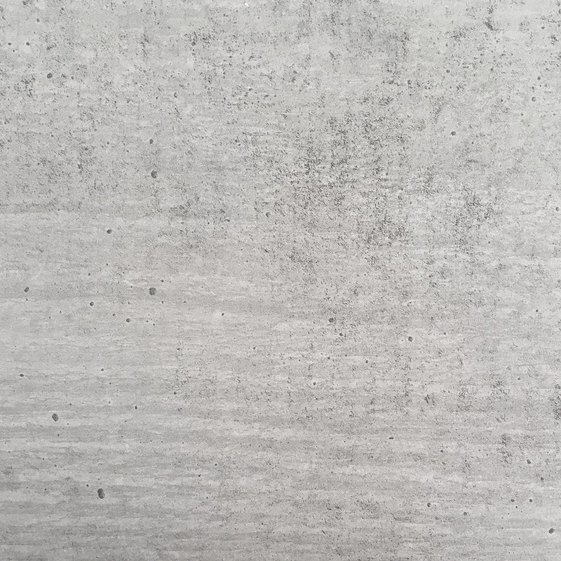 Libreria alta con 2 cassetti in legno bianco e cemento cm 80x35x201h