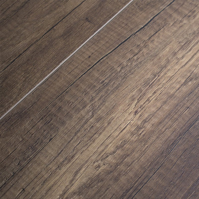 Melita Evo - Parete attrezzata da soggiorno componibile in legno bianco e quercia