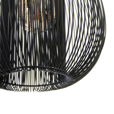 Lampada a sospensione moderno con fili in metallo cm 27x25x26h