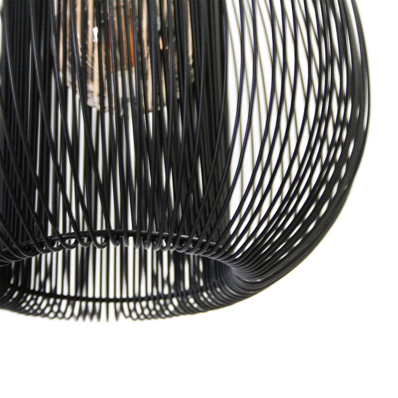Lampada a sospensione moderno con fili in metallo cm 27x25x26h