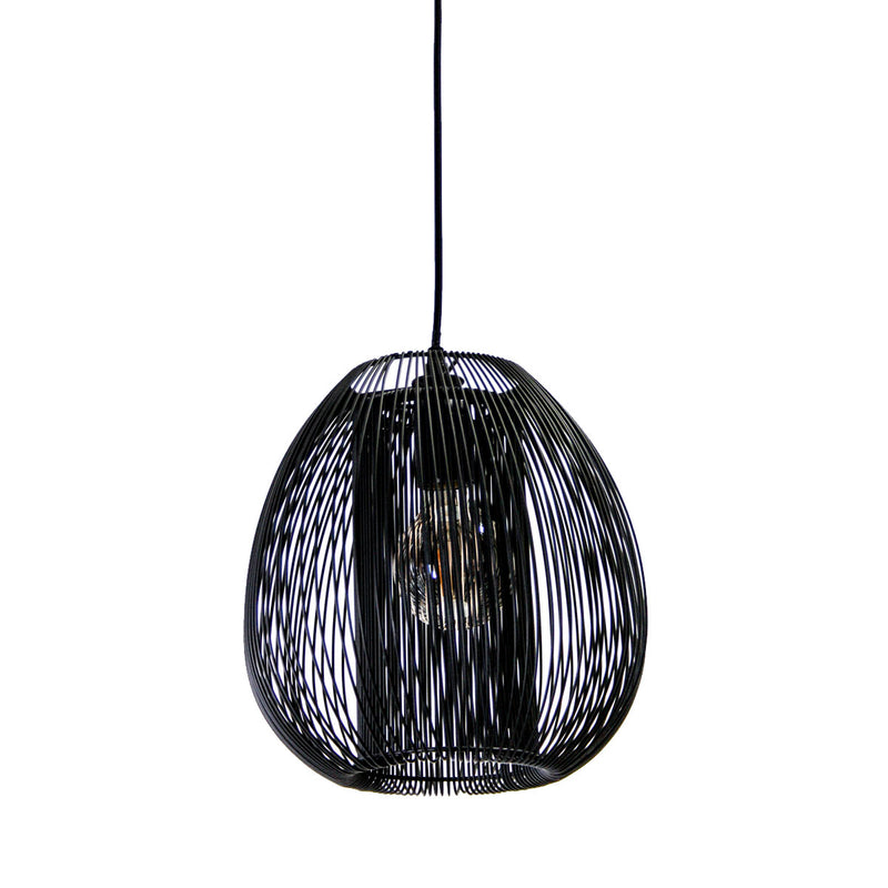 Lampada a sospensione moderno con fili in metallo cm 27x25x26h