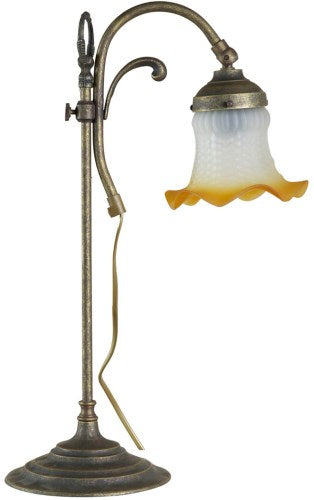 Lampada da tavolo in ottone cm 15x30x43h