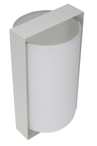lampada moderna da tavolo paralume bianco