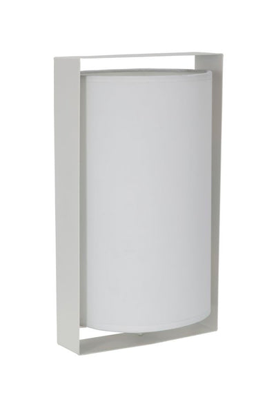lampada moderna da tavolo paralume bianco