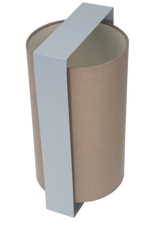 lampada moderna da tavolo paralume tortora
