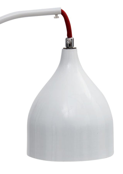 lampada da tavolo scrivania in metallo colore bianco