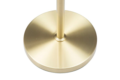 Lampada da pavimento in metallo dorato 4 paralumi in vetro cm Ø 54x176h
