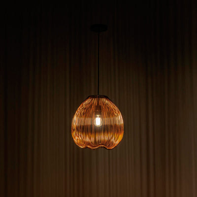 Lampadario a sospensione con paralume in metallo cm Ø 35x150h