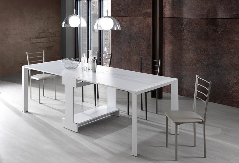 Lampadario moderno a sospensione in PVC trasparente e vetro cm Ø 37x24h