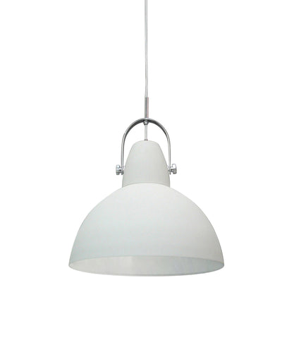 Lampadario da cucina in metallo bianco altezza regolabile cm Ø 38x61h