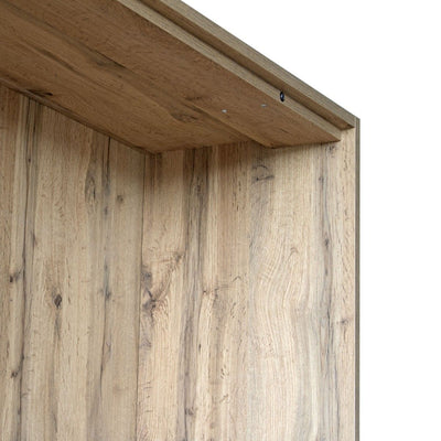 letto a scomparsa verticale moderno in legno