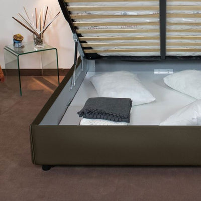 letto matrimoniale contenitore senza testiera