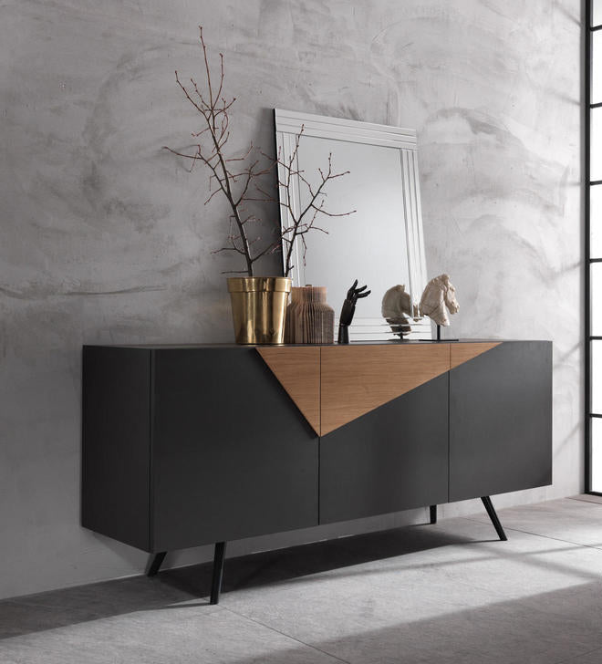 madia antracite inserti rovere