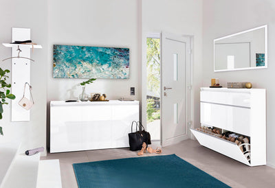 Concetta - Madia credenza da soggiorno in legno design moderno cm 150x40x81h - vari colori