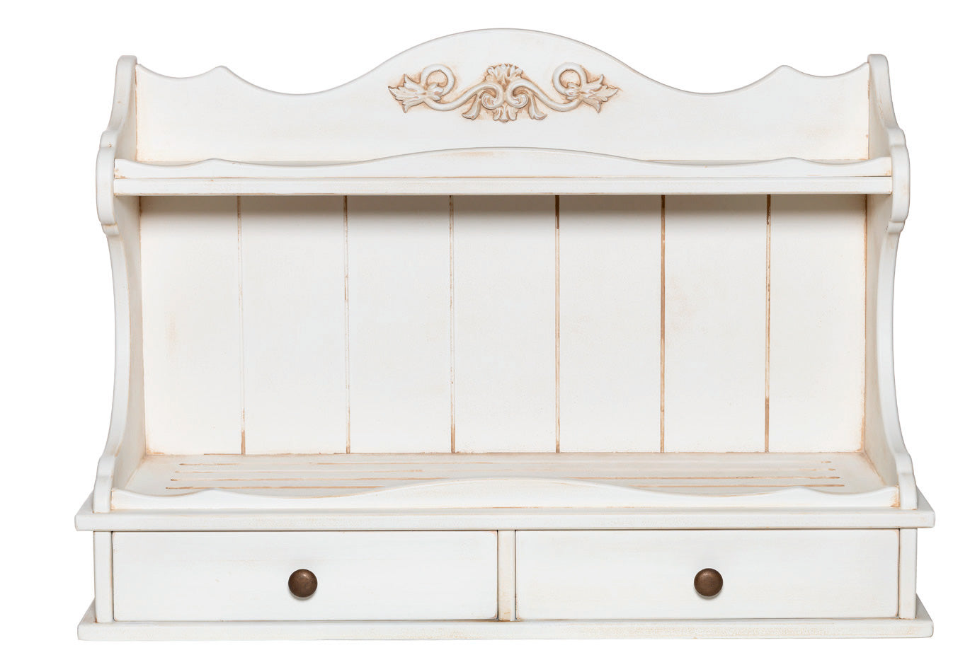 Casaria Scaffale Parete 5 ripiani in legno 136x58x27cm Libreria Mensole