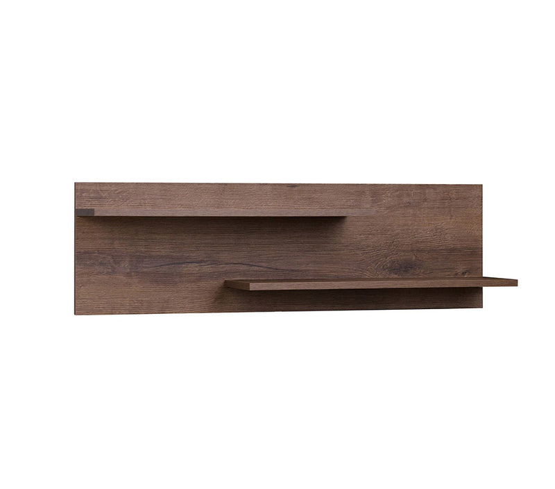 mensola in legno 2 ripiani colore oak  monaster