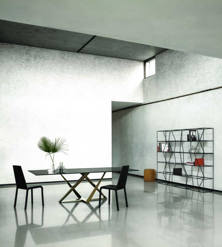 tavolo base ottone anticato piano supermarmo noir desire lucido