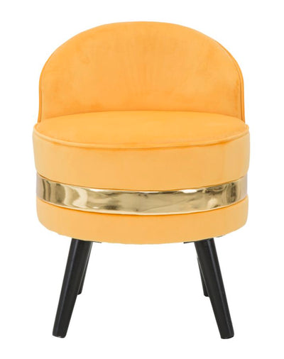 mini sedia moderna in tessuto bordeaux con metallo colore oro