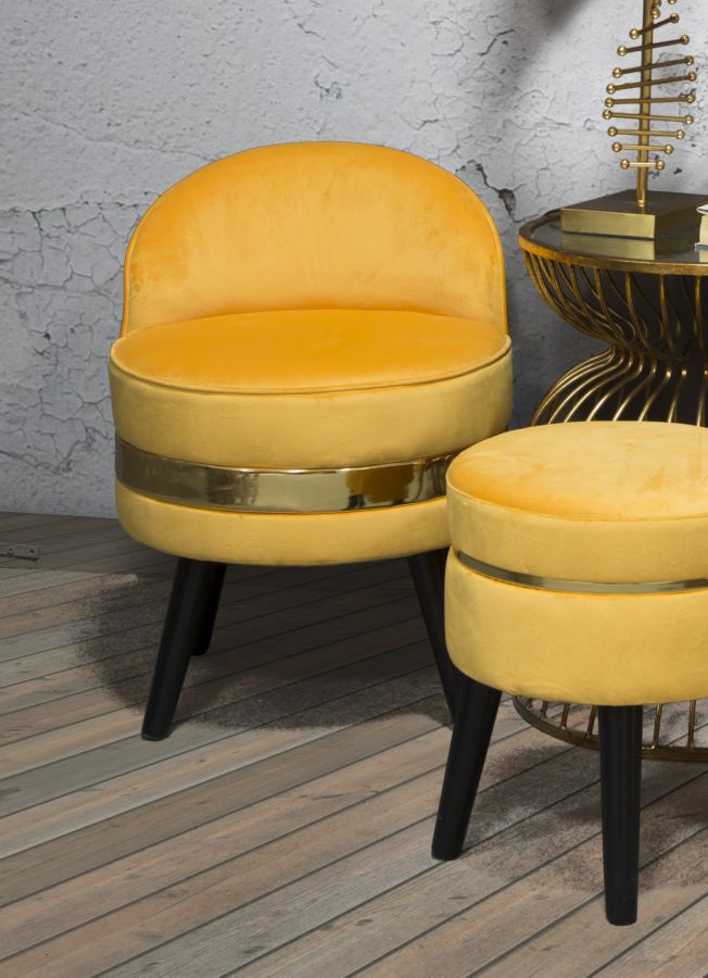 mini sedia moderna in tessuto bordeaux con metallo colore oro