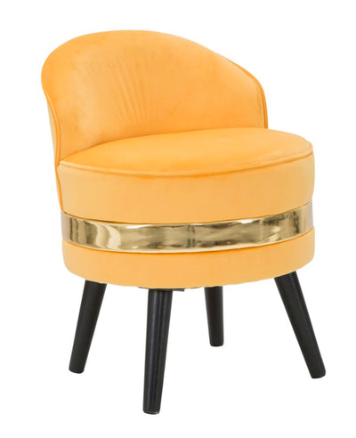 mini sedia moderna in tessuto bordeaux con metallo colore oro