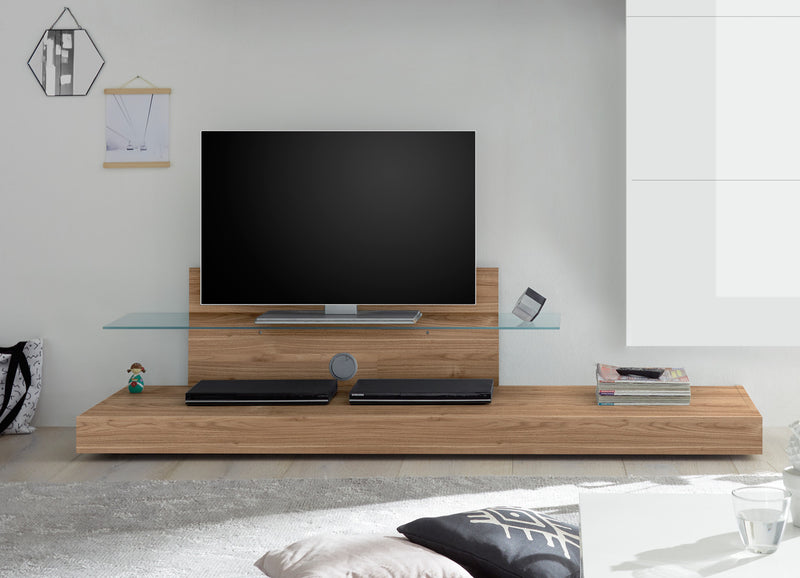 Moris - Parete moderna da soggiorno mobile tv e pensili verticali - vari colori