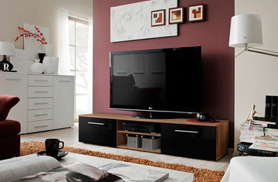 Mobile soggiorno porta tv design moderno wengè o rovere - vari colori