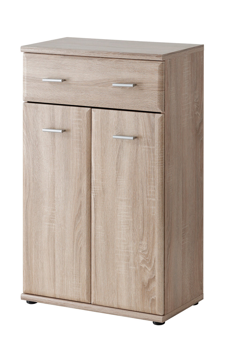 Credenza moderna con ante e cassetto in legno cm 60x32x96h