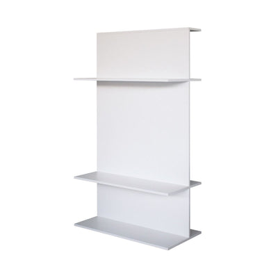 Ilvo - Mobile porta tv con ripiani in legno per soggiorno cm 100x50x170h - vari colori