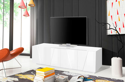 Kalos - Mobile porta tv da soggiorno in legno 4 ante cm 162x44x46h - vari colori
