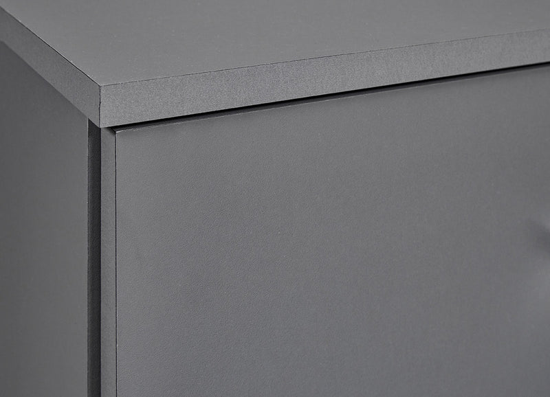 Roderic - Mobile living porta tv moderno in legno colore grigio cm 180x40x50h