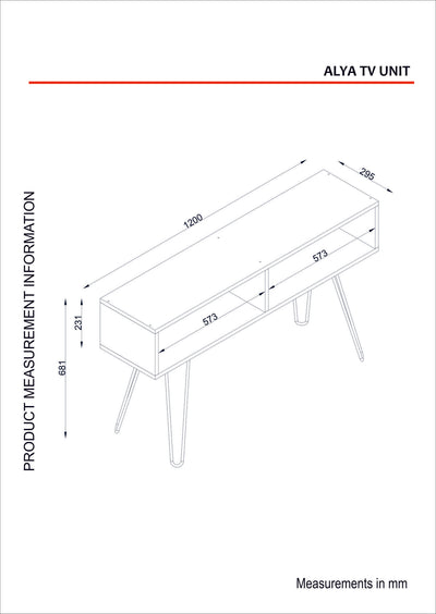 Mobile tv bifacciale 2 vani a giorno gambe design in metallo cm 120x30x68h - vari colori
