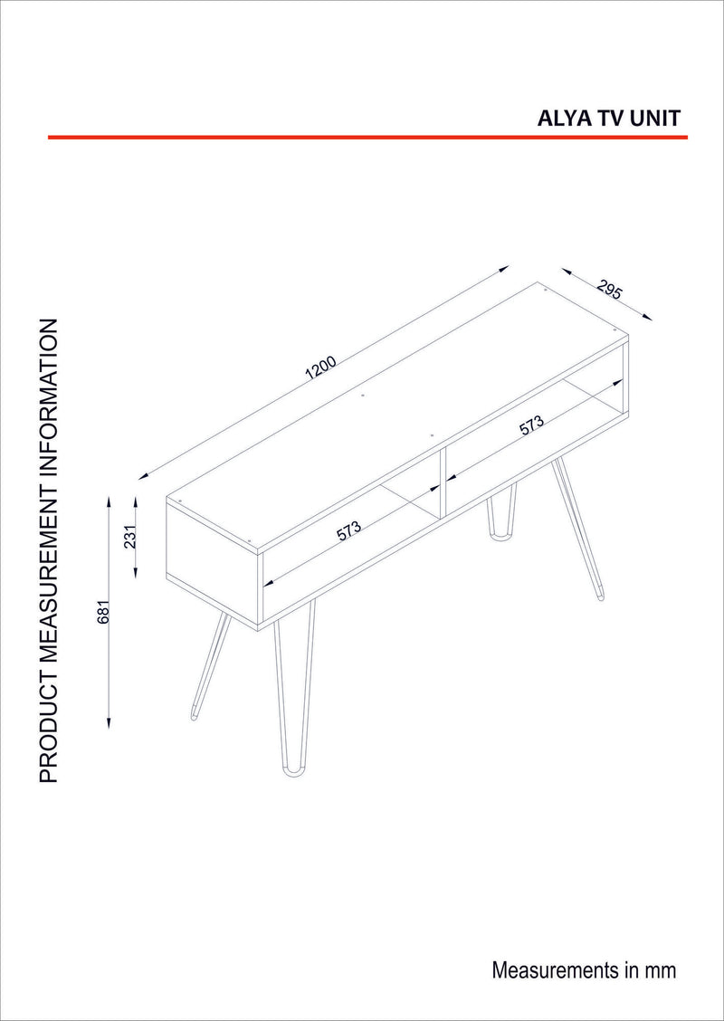 Mobile tv bifacciale 2 vani a giorno gambe design in metallo cm 120x30x68h - vari colori