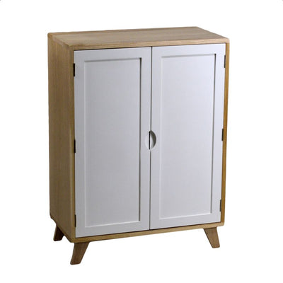 Mobiletto bagno in legno 2 ante cm 57x30x77h