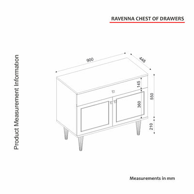 Mobiletto design a 2 ante con cassetto ripiano effetto marmo nero e oro cm 90x45x76h