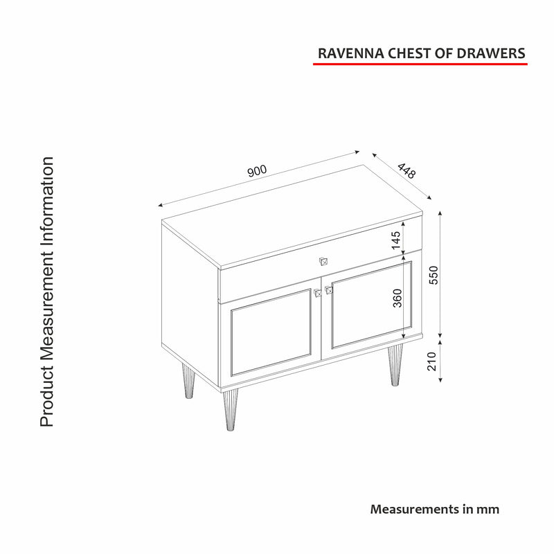 Mobiletto design a 2 ante con cassetto ripiano effetto marmo nero e oro cm 90x45x76h