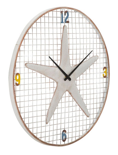 Orologio da parete moderno tondo modello stella marina cm Ø 57x3h