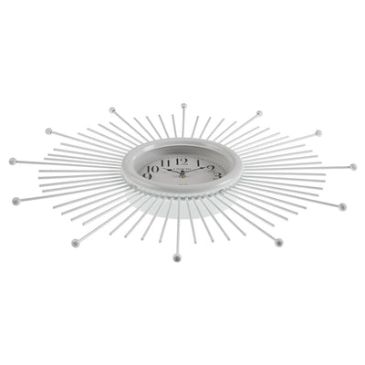 Orologio design da muro tondo in metallo colore bianco cm Ø 68x6