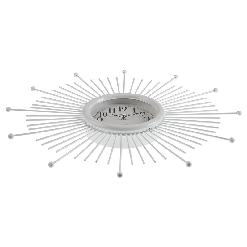 Orologio design da muro tondo in metallo colore bianco cm Ø 68x6