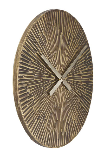 Orologio tondo da parete in ferro stile etnico cm Ø 50x3