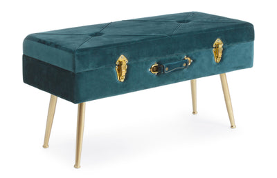 panca contenitore modello valigia colore navy