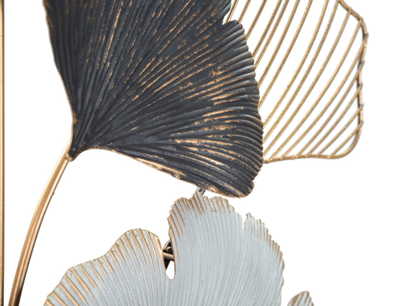 Decorazione per parete in metallo 3D lavorato cm 66x4x109h