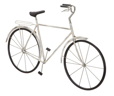 Pannello decorativo da parete in metallo modello bici cm 99x5x61h