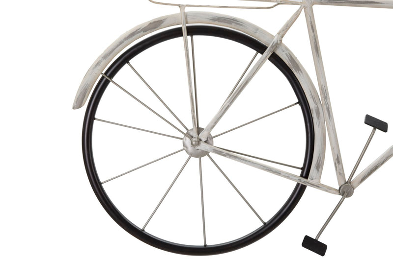 Pannello decorativo da parete in metallo modello bici cm 99x5x61h